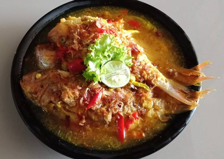 Resep Kakap Merah Bumbu Acar yang lezat dan Mudah Dibuat