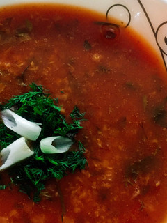 عکسی از دستور سوپ لبو (چغندر)