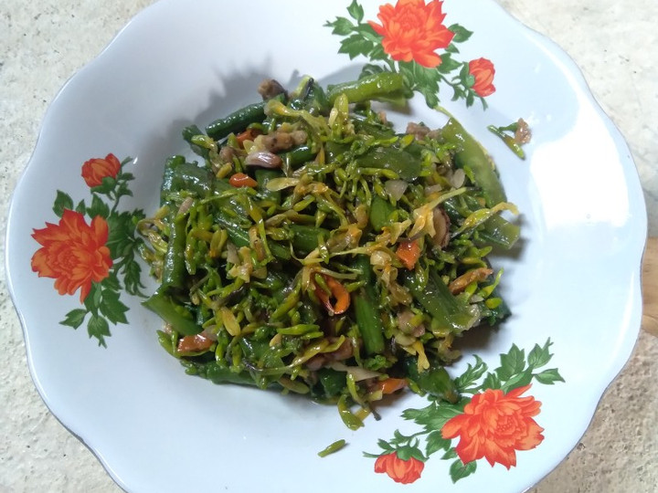 Resep Oseng Bunga Pepaya Kacang Panjang, Enak Banget