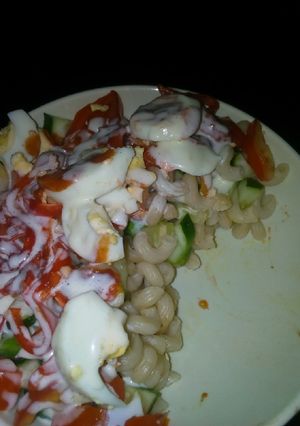 A picture of Macaroni salad.