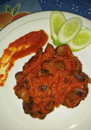Foto resep Ati ampela ayam balado