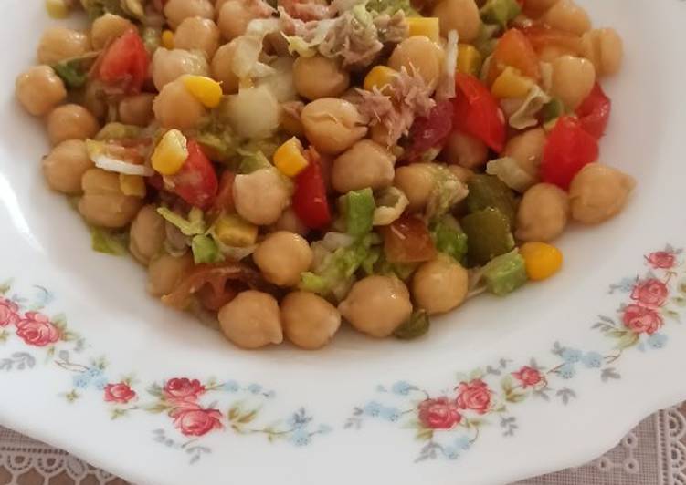 🍽️🥗Ensalada de garbanzos