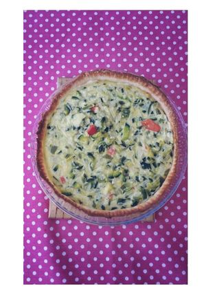 Una foto de Tarta de zapallitos light