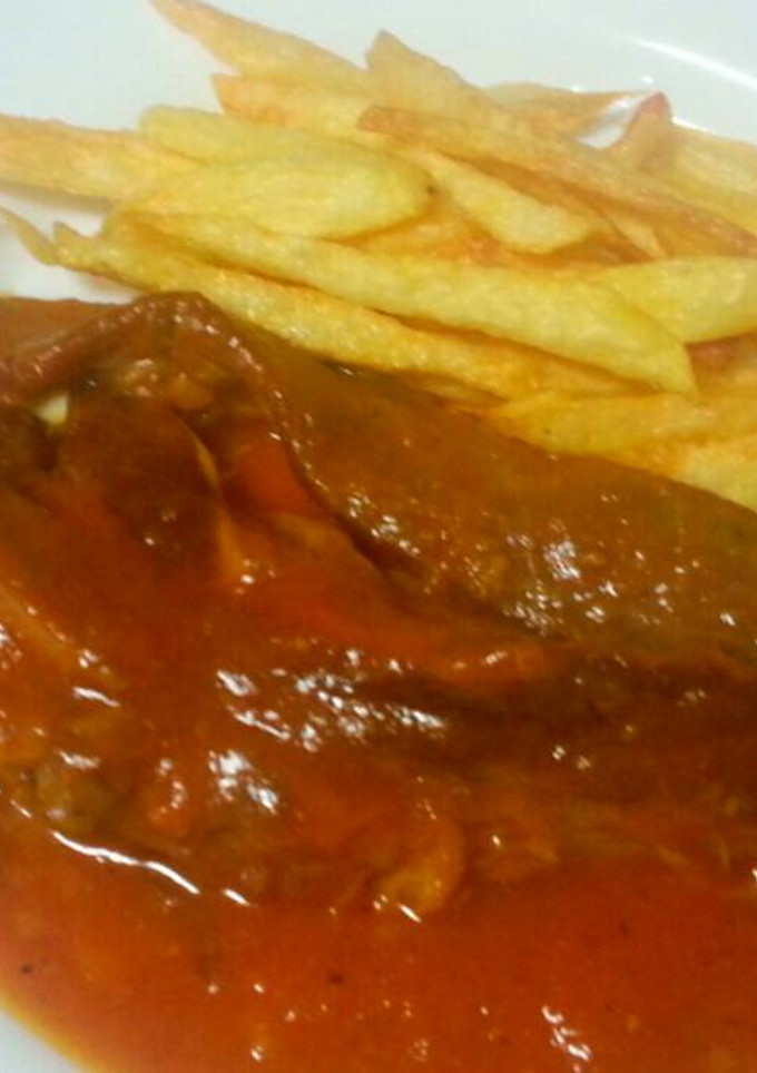 Una foto de Churrasco estofado