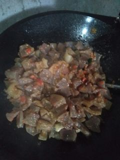 Foto resep Oseng kikil mercon