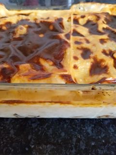 Una foto de Lasaña de champiñones