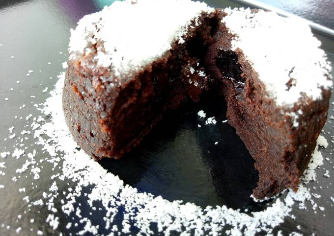 Eggless Chocolate Lava Cake