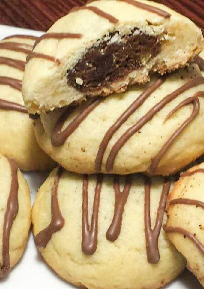 Una foto de Galletas rellenas con nutella