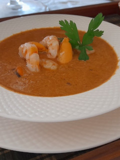 Una foto de Crema de marisco