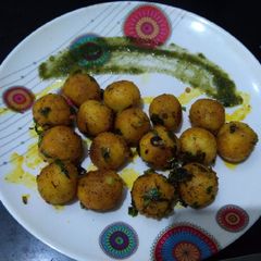 A picture of Sooji balls.