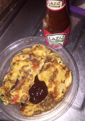 A picture of Simple bread omelette.