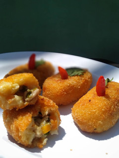Foto resep Kroket kentang isi ayam sayur