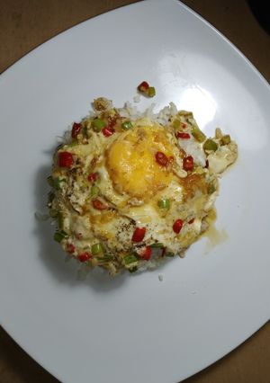 Foto resep Nasi Telur Ceplok Gak Biasa