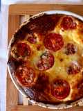 Clafouti de tomate y queso