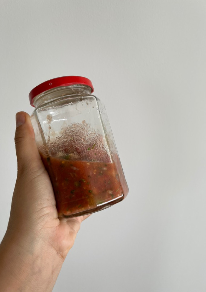 Una foto de Machacado de tomate