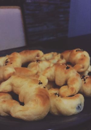 صورة لوصفة كروسان بعجينة العشر دقائق