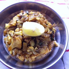 A picture of Cauliflower Sabji.