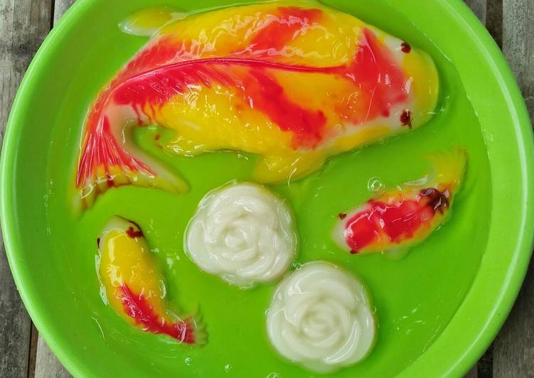 Resep masakan Puding Ikan Koi 🐟🐟 | Resep Bumbu Puding Ikan Koi 🐟🐟 Yang Bikin Ngiler