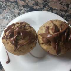 Una foto de Budín de almendras y nuez