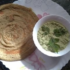 Brown top millet(korle) dosa A picture of Brown top millet(korle) dosa.
