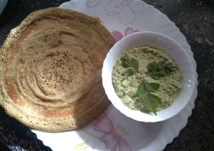 Recipe of Perfect Brown top millet(korle) dosa