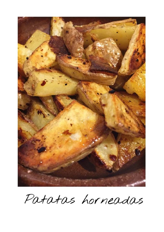 Una foto de Patatas horneadas (y crujientes!)