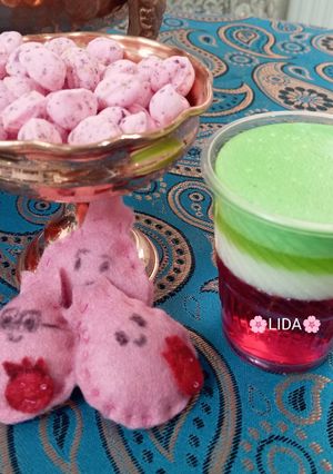 عکسی از دستور ژله لیوانی