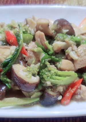 Foto resep Cah Ayam Jamur