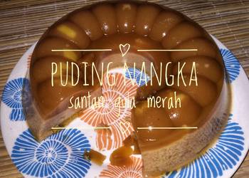 Masakan Populer Puding nangka santan gula aren Enak Bergizi