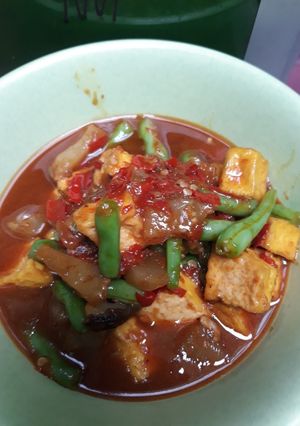 Foto resep Kikil pedas manis buncis tahu