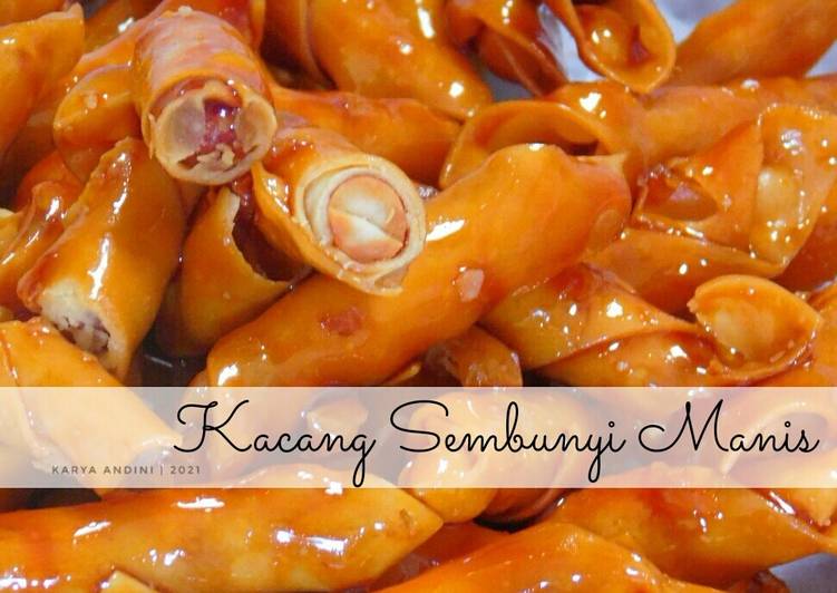 Resep Baru Kacang Sembunyi Manis Enak Sederhana