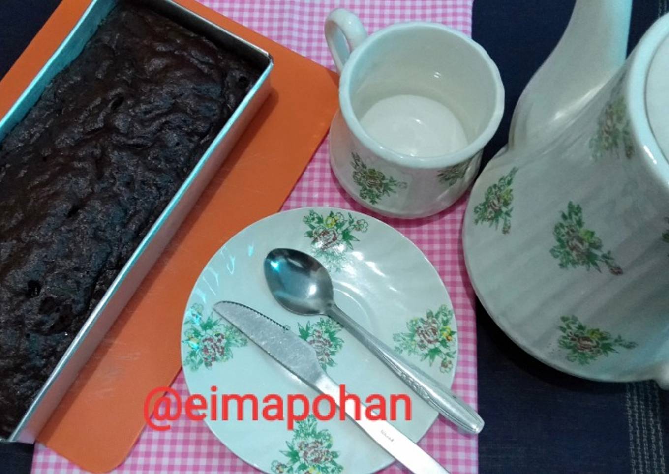 Resep Brownies Kukus Chocochips, Lezat Sekali