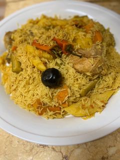 صورة لوصفة كبسة دجاج