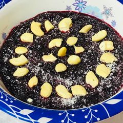 A picture of Beetroot halwa.