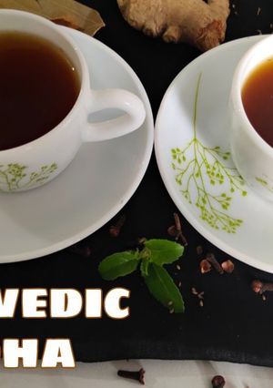 A picture of Herbal kadha recipe.