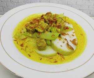 Resep Baru Lontong Sayur Labu Siam + Tempe Sedap Resep Baru Lontong Sayur Labu Siam + Tempe Sedap