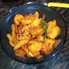A picture of Chilli Paneer Cubes.