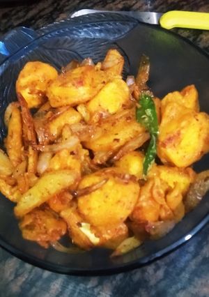 A picture of Chilli Paneer Cubes.