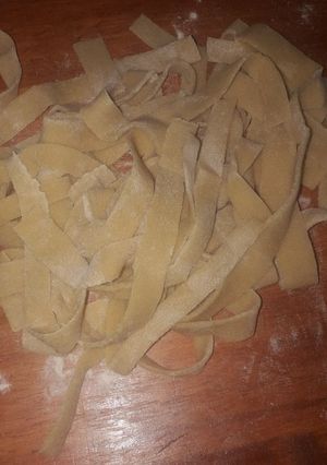 Una foto de Fideos caseros