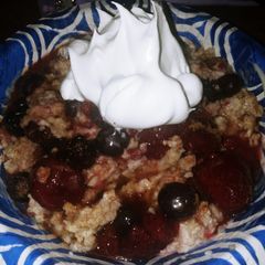 A picture of Berry Medley Protein Oatmeal.
