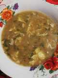 Caldo de harina tostada