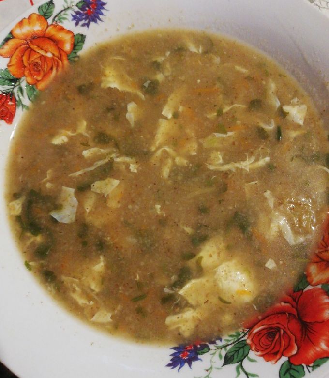 Una foto de Caldo de harina tostada