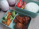 Bekal Ayam Goreng Mentega & Capcay Sayur