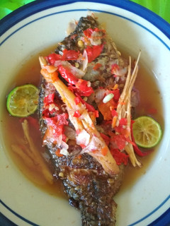 Foto resep Pecak ikan mas bumbu simpel