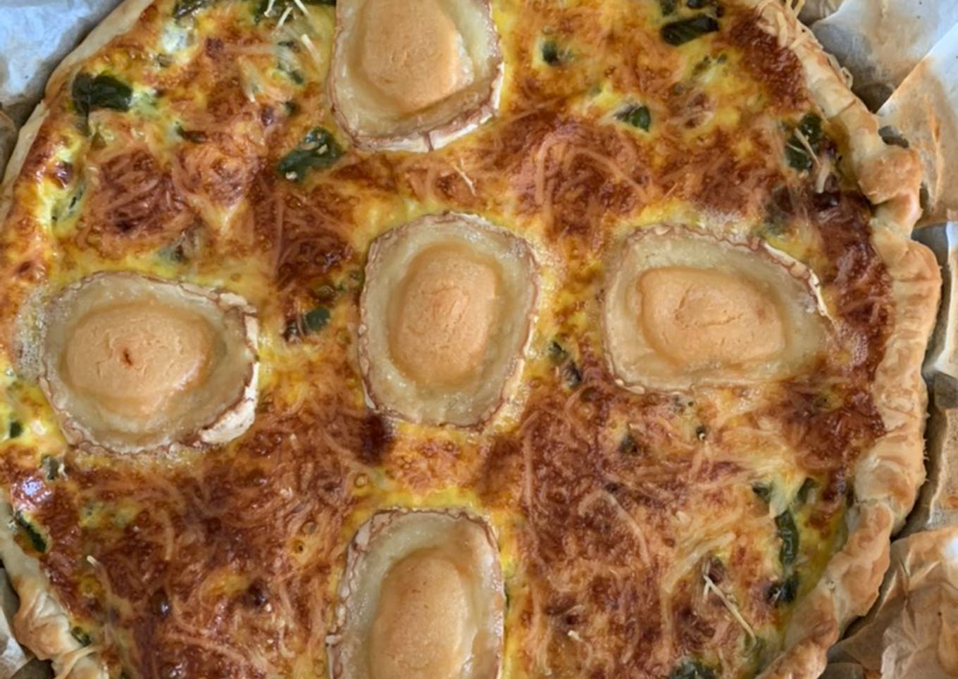 Quiche aux poivrons et chèvre