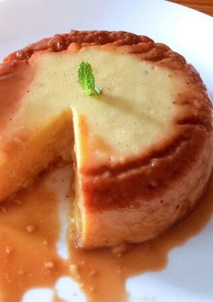 A picture of Mango milk pudding.