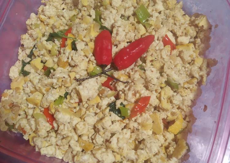 2. Oseng tahu tumbuk
