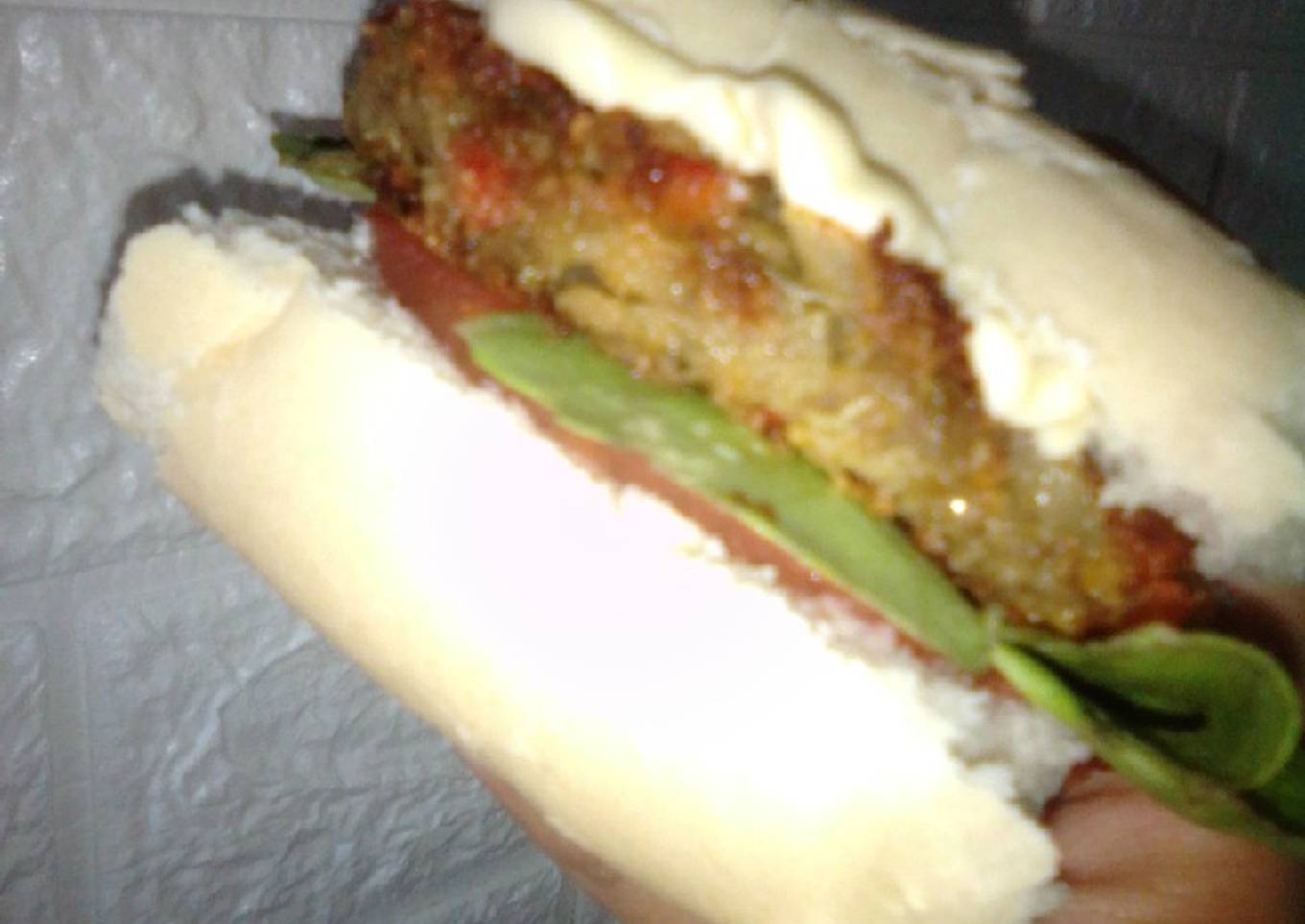 Hamburguesa de lentejas