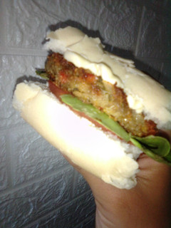 Una foto de Hamburguesa de lentejas