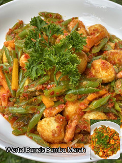 Foto resep Wortel Buncis Bumbu Merah